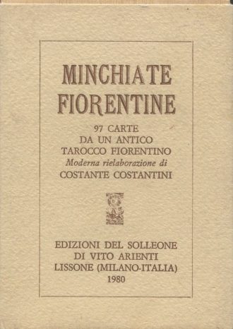Tarot coleccion Minchiate Fiorentine Edizioni Del Solleone (1980) (1/2000) (IT) (1ED)- Vito Arienti